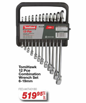 TomiHawk_12_Pce_Combination_Wrench_Set