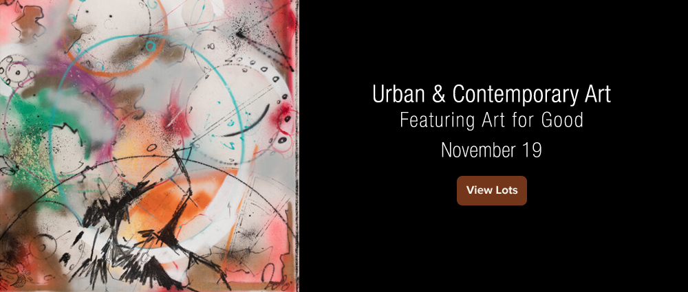 November 19 Urban & Contemporary Art featuring Art for Good Signature Auction