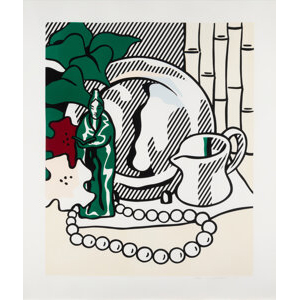 Roy Lichtenstein (1923-1997) Still Life with Figurine, from Six Still Lifes, 1974