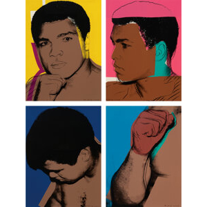 Andy Warhol  Muhammad Ali (complete portfolio, four works), 1978