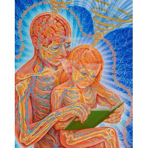 Alex Grey (b. 1953) Reading, 2001