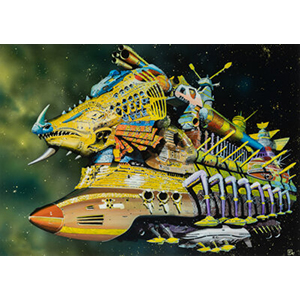 Chris Foss (British, b. 1946) Spacecraft Visualization, Warhammer 40,000 Battlefleet Gothic/Games Workshop, 1997