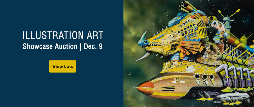 December 9 Illustration Art Showcase Auction