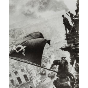 Yevgeni Khaldei (Russian, 1917-1997) Raising the Soviet Flag over the Reichstag, Berlin, 1945