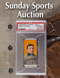 December 1 Sunday Sports Collectibles Select Auction