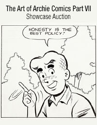 December 5 The Art of Archie Comics Part VII  Showcase Auction