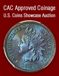 December 16 CAC Approved Coinage US Coins Showcase Auction