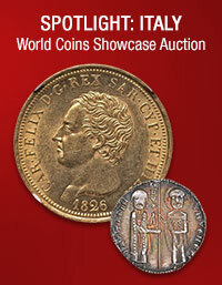 December 2 Spotlight: Italy World Coins Showcase Auction