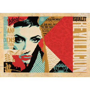 Shepard Fairey (b. 1970) Ideal Power HPM, 2018