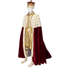 A Collection of Earl of Guildford's Coronation Robes, Coronet, and Sword in Wooden Case, London, 1820 Marks to coronet: (li