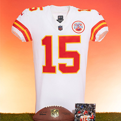 2021 Patrick Mahomes Game Worn & Signed Kansas City Chiefs Jersey