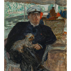 Pierre Bonnard Portrait d'Alfred Edwards, sur sa péniche (inachevé), circa 1912