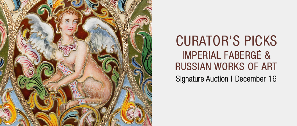 Imperial Fabergé & Russian Works of Art Signature Auction #8188