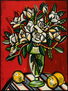 David Bates White Roses, 2007