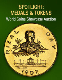 January 6 Spotlight: Medals & Tokens  Showcase Auction