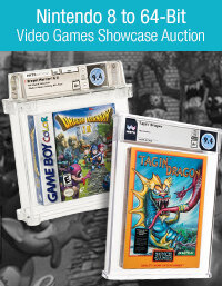 January 9 Nintendo 8 to 64-Bit Video Games Showcase Auction