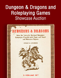 January 16 Dungeon & Dragons and Roleplaying Games Showcase Auction