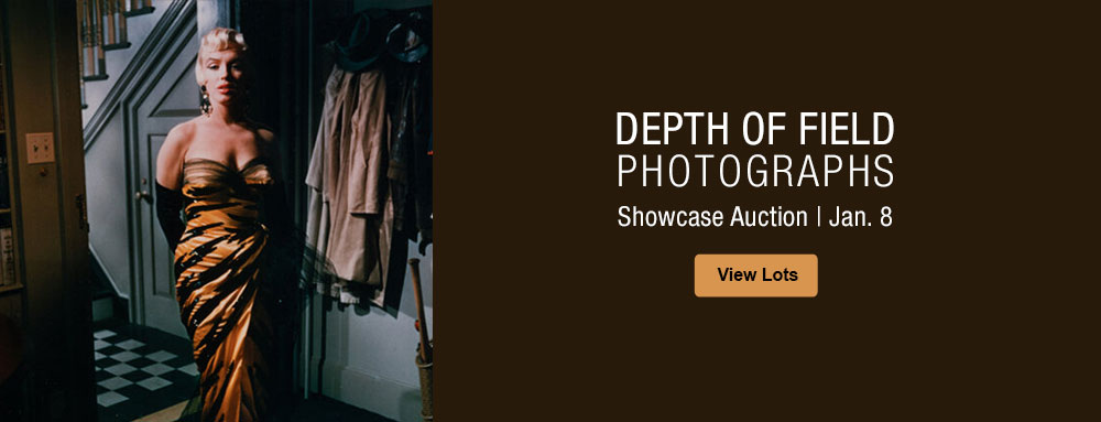 January 8 Depth of Field: Photographs Showcase Auction