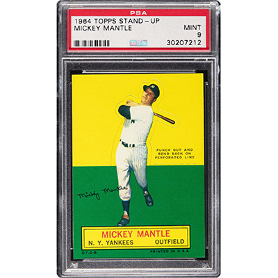 1964 Topps Stand-Up Mickey Mantle PSA Mint 9