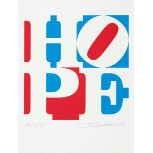 Robert Indiana (1928-2018) Hope (Red, White, and Blue), 2008