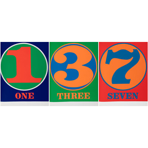 Robert Indiana (1928-2018) Numbers, 1968