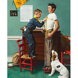 Norman Rockwell To Keep Myself Physically Strong, conceived 1962; published 1964