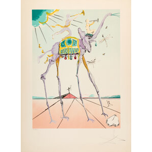 Salvador Dalí (1904-1989) Celestial Elephant, 1979