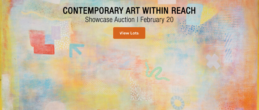 February 20 Contemporary Art Within Reach Showcase Auction Showcase Auction