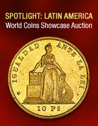 February 9 Spotlight: Latin America World Coins Showcase Auction