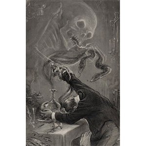 Thomas Nast (American, 1840-1902) Darkness Of Indulgence, magazine interior