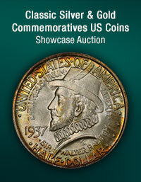 February 17 Classic Silver & Gold Commemoratives US Coins Showcase Auction