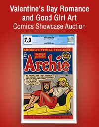 February 13 Valentine's Day Romance and Good Girl Art Comics Showcase Auction