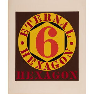 Robert Indiana  Eternal Hexagon, from X + X (Ten Works by Ten Painters), 1964