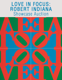 February 11 LOVE In Focus: Robert Indiana  Showcase Auction