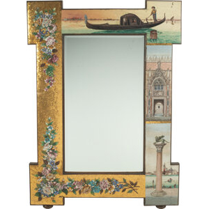 A Large Italian Micromosaic Mirror