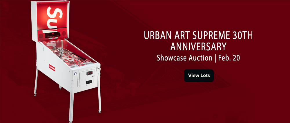 February 20 Urban Art SUPREME 30th Anniversary Showcase Auction