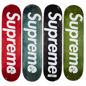 Supreme  Stained Logo (four works), 2008