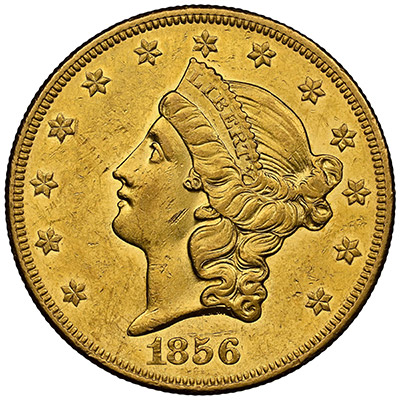 U.S. Coin Spotlight: 1856-O Liberty Double Eagle, AU58