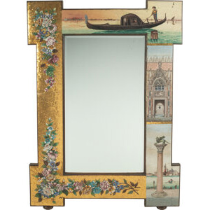 A Large Italian Micromosaic Mirror