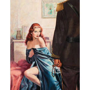 Harry Barton (American, 1908-2001) Add Flesh to the Fire paperback cover, 1959