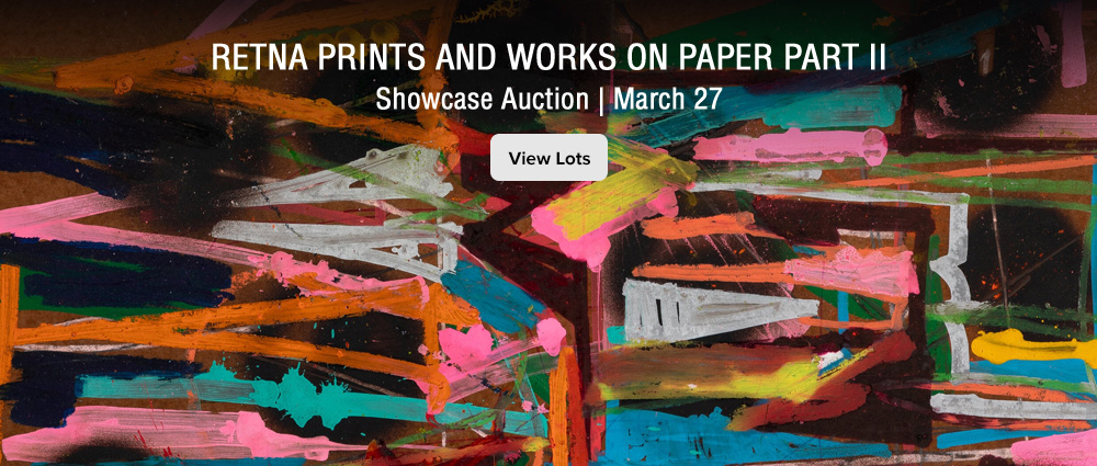 March 27 RETNA Prints and Works on Paper Part II Showcase Auction