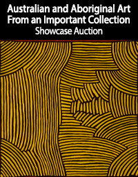 March 28 Australian and Aboriginal Art from an Important Collection Showcase Auction