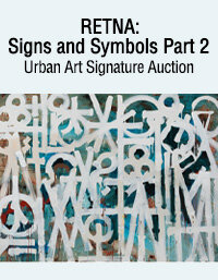 May 15 RETNA: Signs and Symbols Part 2 Urban Art Signature Auction