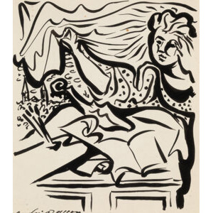 André Masson (French, 1896-1987) Allégorie des Arts, circa 1945
