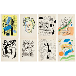 Fernand Léger (French, 1881-1955) 8 Lithographies pour Rimbaud (complete portfolio, eight works), 1949