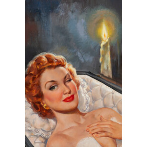 American Artist (20th Century) Wake For a Lady paperback cover, 1946