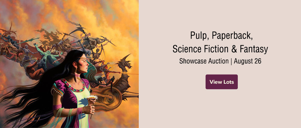 August 26 Pulp, Paperback, Science Fiction & Fantasy  Showcase Auction