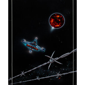 Kelly Freas (American, 1922-2005) The Outposter, Analog Science Fiction digest magazine cover, May 1971