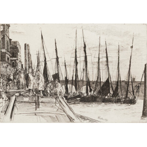 James Abbott McNeill Whistler (American, 1834-1903) Billingsgate, 1859; printed circa 1882
