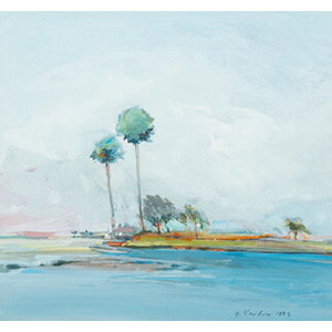 Gregory Kondos (1923-2021) Lake Palms, Florida, 1973